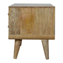 Dalston 2 Drawers Monochrome Print Media Unit by Lavishway | TV Units Cabinets-58625