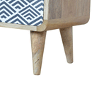 Dalston 2 Drawers Monochrome Print Media Unit by Lavishway | TV Units Cabinets-58629