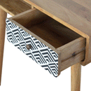 Dalston Monochrome Print Writing Desk by Lavishway | Reclaimed Wood Desks-58610