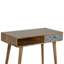 Dalston Monochrome Print Writing Desk by Lavishway | Reclaimed Wood Desks-58614