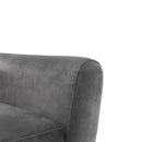 Monza Dark Grey Velvet 2 Seater Sofa by Lavishway | Velvet Sofa-61553