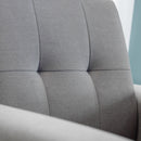 Monza Retro Style Fabric Armchair by Lavishway | Fabric Sofas-61527