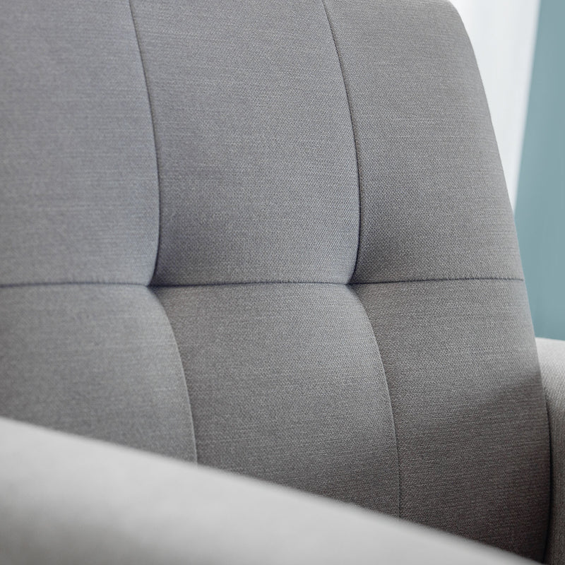 Monza Retro Style Fabric Armchair by Lavishway | Fabric Sofas-61527