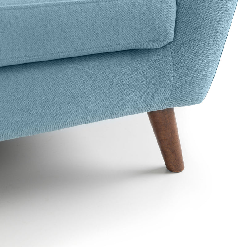 Monza Retro Style Fabric Armchair by Lavishway | Fabric Sofas-61528