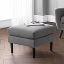Monza Fabric Ottoman Footstool by Lavishway | Footstool-61498