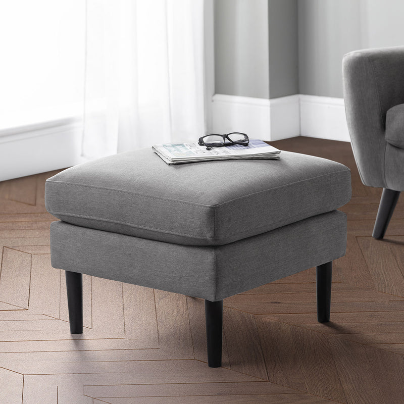 Monza Fabric Ottoman Footstool by Lavishway | Footstool-61498