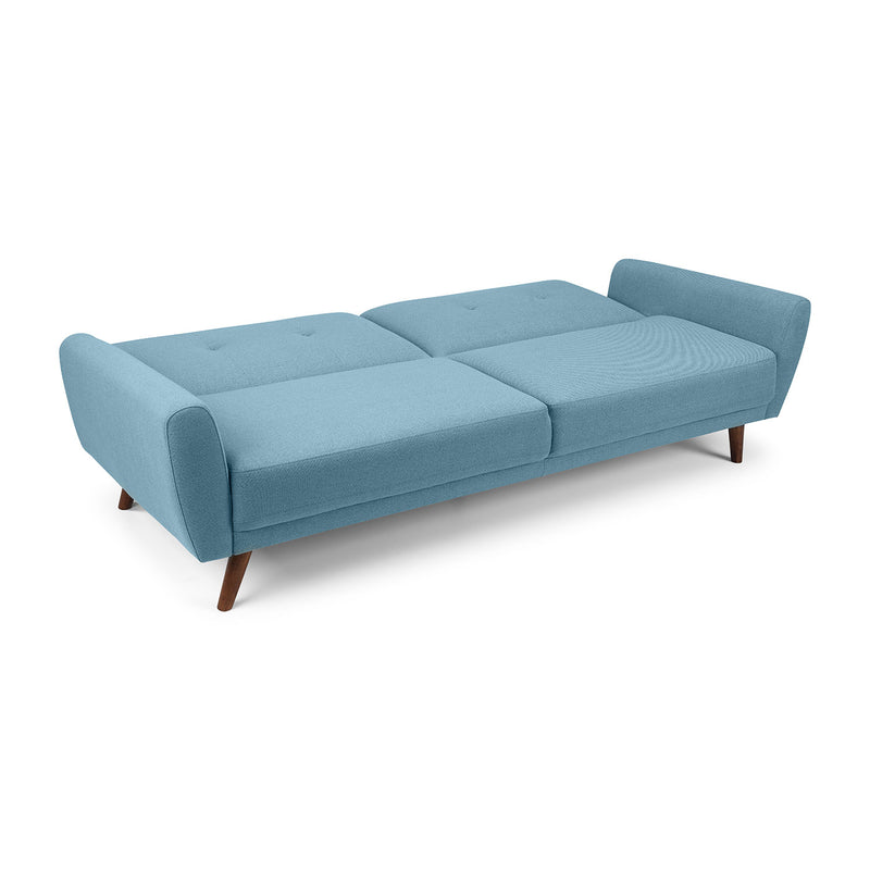 Monza Retro Style Fabric Sofa Bed by Lavishway | Sofa Beds-61520