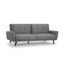 Monza Retro Style Fabric Sofa Bed by Lavishway | Sofa Beds-61519