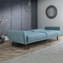 Monza Retro Style Fabric Sofa Bed by Lavishway | Sofa Beds-61512