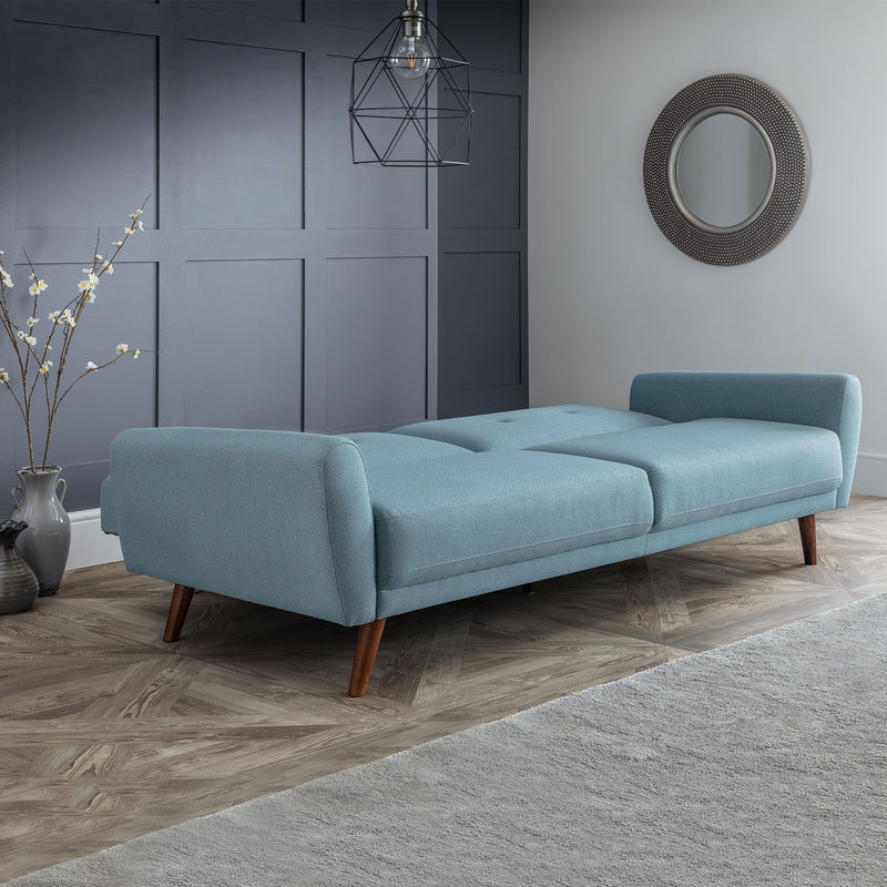 Monza Retro Style Fabric Sofa Bed by Lavishway | Sofa Beds-61512