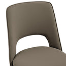 Morgan Leather & Fabric Dining Chair Set of 2 by Lavishway | Dining Chairs-24786