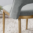 Morgan Leather & Fabric Dining Chair Set of 2 by Lavishway | Dining Chairs-24775