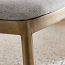 Morgan Leather & Fabric Dining Chair Set of 2 by Lavishway | Dining Chairs-24797