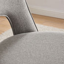 Morgan Leather & Fabric Dining Chair Set of 2 by Lavishway | Dining Chairs-24796