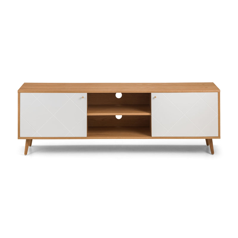Moritz Melamine 2 Doors TV Cabinet by Lavishway | TV Units Cabinets-61445