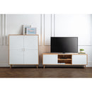 Moritz Melamine 2 Doors TV Cabinet by Lavishway | TV Units Cabinets-61457
