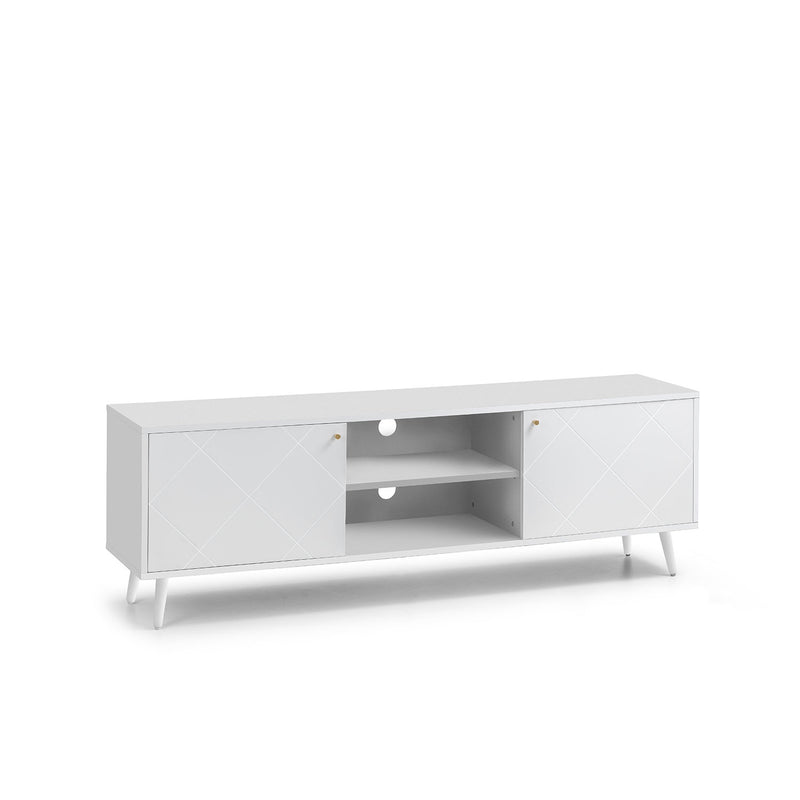 Moritz Melamine 2 Doors TV Cabinet by Lavishway | TV Units Cabinets-61444