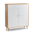 Moritz Melamine 4 Doors Cabinet by Lavishway | Hallway Cabinets-61465