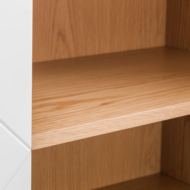 Moritz Melamine 4 Doors Cabinet by Lavishway | Hallway Cabinets-61473