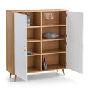 Moritz Melamine 4 Doors Cabinet by Lavishway | Hallway Cabinets-61468