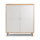 Moritz Melamine 4 Doors Cabinet by Lavishway | Hallway Cabinets-61463