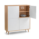 Moritz Melamine 4 Doors Cabinet by Lavishway | Hallway Cabinets-61467