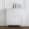 Moritz Melamine 4 Doors Cabinet by Lavishway | Hallway Cabinets-61460