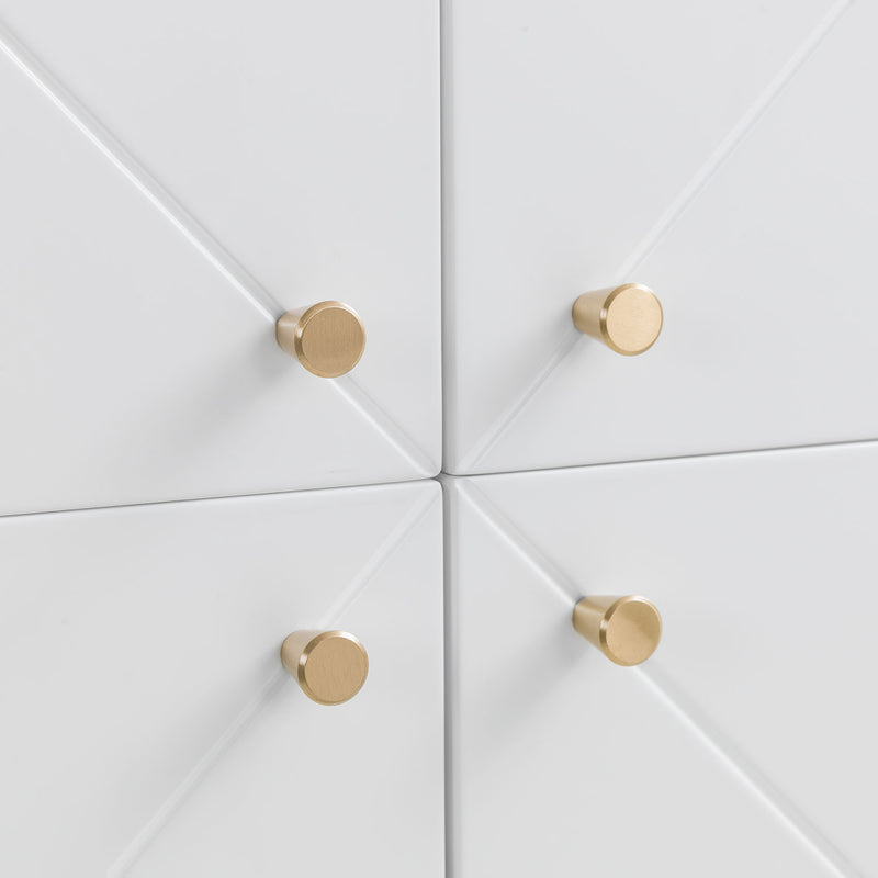 Moritz Melamine 4 Doors Cabinet by Lavishway | Hallway Cabinets-61475