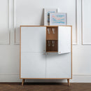 Moritz Melamine 4 Doors Cabinet by Lavishway | Hallway Cabinets-61461