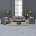 Moscow Modish Upholstered Velvet Sofa Set by Lavishway | Velvet Sofa-24619