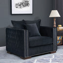 Moscow Modish Upholstered Velvet Sofa Set by Lavishway | Velvet Sofa-24638