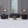 Moscow Modish Upholstered Velvet Sofa Set by Lavishway | Velvet Sofa-24620