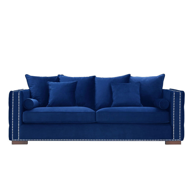 Moscow Modish Upholstered Velvet Sofa Set by Lavishway | Velvet Sofa-24630