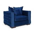 Moscow Modish Upholstered Velvet Sofa Set by Lavishway | Velvet Sofa-24629