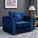 Moscow Modish Upholstered Velvet Sofa Set by Lavishway | Velvet Sofa-24624