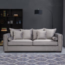 Moscow Modish Upholstered Velvet Sofa Set by Lavishway | Velvet Sofa-24643