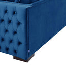 Moscow Royal Blue Corner Sofa Suite by Lavishway | Velvet Sofa-24148