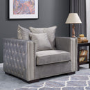 Moscow Velvet Upholstered Suite by Lavishway | Velvet Sofa-24729
