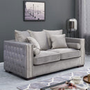 Moscow Velvet Upholstered Suite by Lavishway | Velvet Sofa-24727