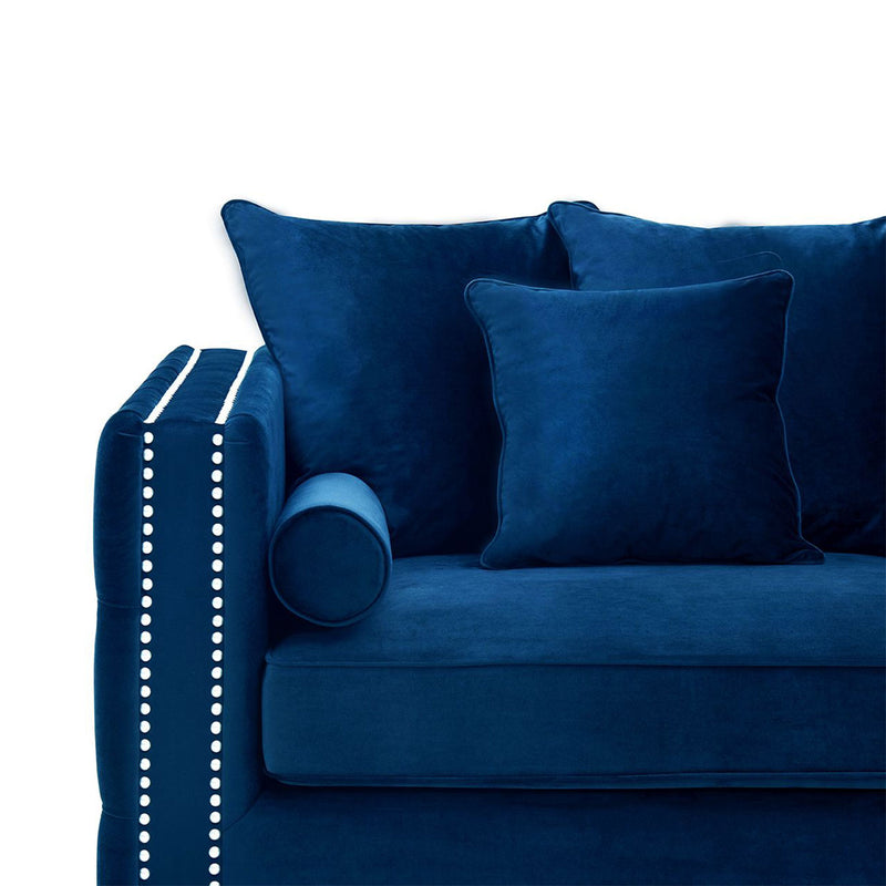 Moscow Velvet Upholstered Suite by Lavishway | Velvet Sofa-24724