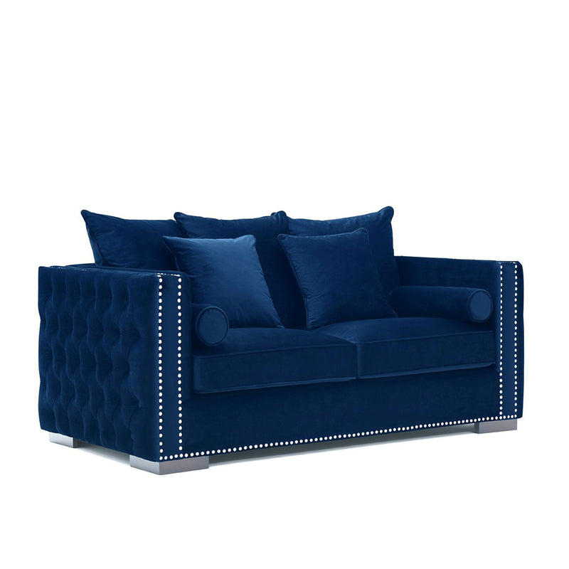 Moscow Velvet Upholstered Suite by Lavishway | Velvet Sofa-24723