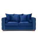 Moscow Velvet Upholstered Suite by Lavishway | Velvet Sofa-24722