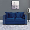 Moscow Velvet Upholstered Suite by Lavishway | Velvet Sofa-24715