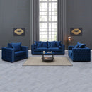 Moscow Velvet Upholstered Suite by Lavishway | Velvet Sofa-24700