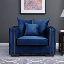 Moscow Velvet Upholstered Suite by Lavishway | Velvet Sofa-24716