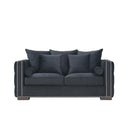 Moscow Velvet Upholstered Suite by Lavishway | Velvet Sofa-24703