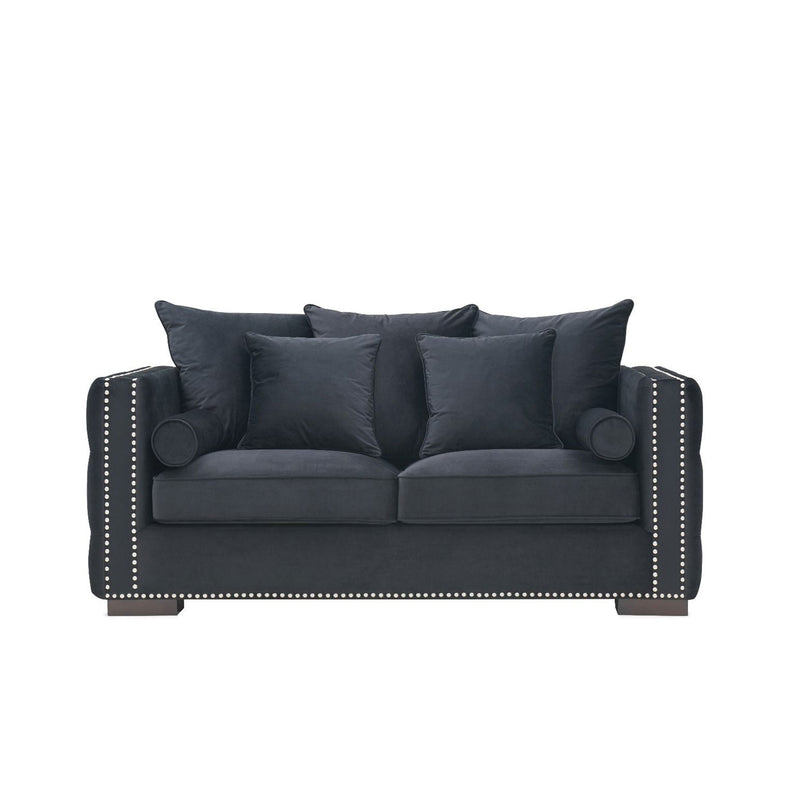Moscow Velvet Upholstered Suite by Lavishway | Velvet Sofa-24703