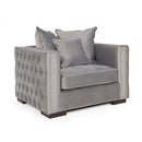 Moscow Velvet Upholstered Suite by Lavishway | Velvet Sofa-24734