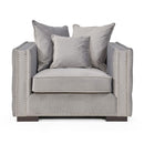 Moscow Velvet Upholstered Suite by Lavishway | Velvet Sofa-24733