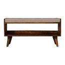 Mud Linen Upholstered Seat Pad Bench by Lavishway | Benches & Storage Benches-22034